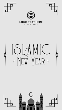 Bless Islamic New Year Instagram Story Design