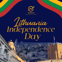 Rustic Lithuanian Independence Day Instagram post Image Preview