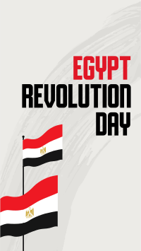 Egyptian Flag Facebook Story Design
