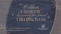 Mother Earth Cleanup Drive Facebook Event Cover Design