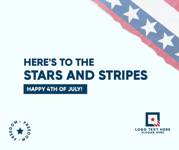 Stars and Stripes Facebook Post Design Image Preview