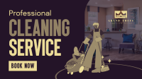 House Cleaner Facebook Event Cover Design