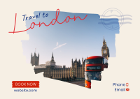 Travel To The UK Postcard Image Preview
