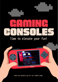 Gaming Consoles Sale Flyer Design