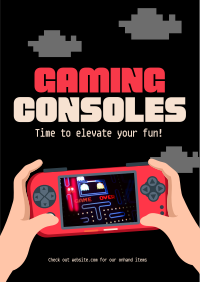 Gaming Consoles Sale Flyer Image Preview