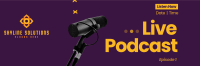 Live Podcast Twitter Header Image Preview