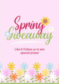 Hello Spring Giveaway Flyer Image Preview