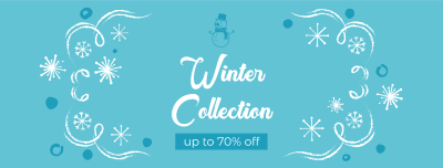 Winter Frame Offer Facebook cover Image Preview