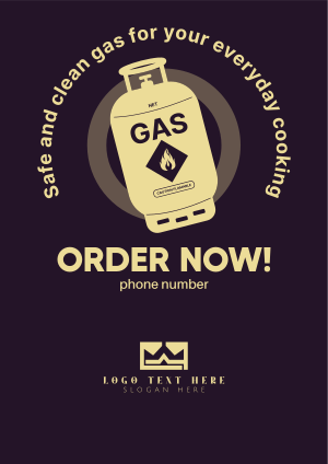 Order Your LPG Now Flyer Image Preview