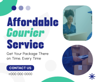 Affordable Courier Service Facebook post Image Preview