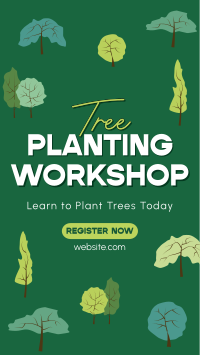 Tree Planting Workshop Instagram story Image Preview