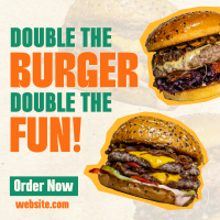 Burger Day Promo Instagram post Image Preview