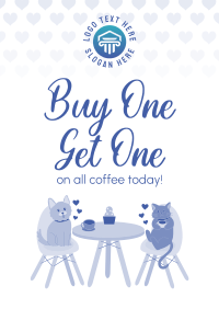 Pet Cafe Valentine Flyer Design