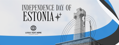 Minimal Estonia Day Facebook cover Image Preview