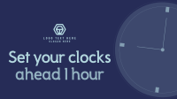 Daylight Saving Reminder Video Design