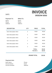 Touch Stone Invoice Image Preview
