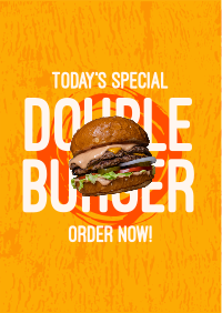 Double Burger Flyer Image Preview