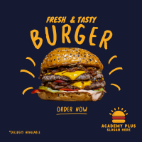 Double Cheese Burger Instagram post Image Preview
