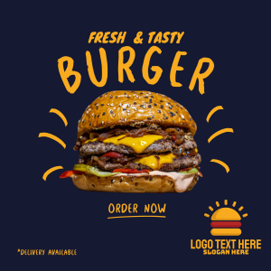 Double Cheese Burger Instagram post Image Preview