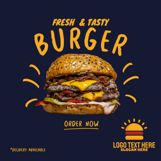 Double Cheese Burger Instagram post