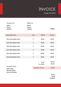 Classic Professional Invoice Design