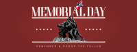 Solemn Memorial Day Facebook Cover Design