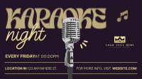 Minimalist Retro Karaoke Night Animation Preview