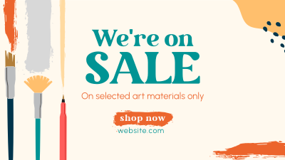 Artistic Materials Facebook event cover Image Preview