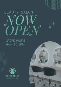 Hair Salon is Open Flyer Image Preview