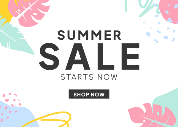 Flashy Summer Sale Postcard Design Image Preview