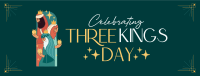 Modern Three Kings Day Facebook cover Image Preview