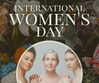 Floral International Women's Day Facebook post Image Preview