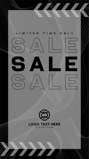 Tech Gradient Sale Instagram story Image Preview