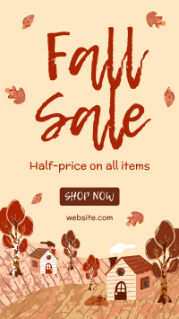 Autumn Leaves Sale TikTok video Image Preview