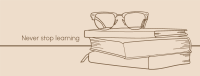 Book Glasses Facebook cover Image Preview