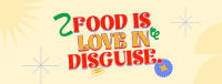 Food Language Quote Facebook Cover Image Preview