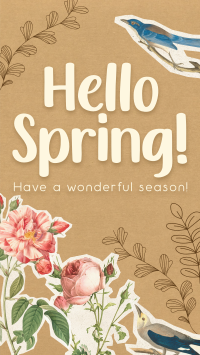 Scrapbook Hello Spring Video Image Preview