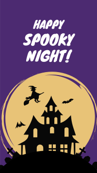 Spooky Night Instagram story Image Preview