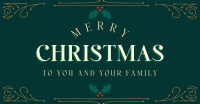 Christmas Holiday Ornament Facebook ad Image Preview