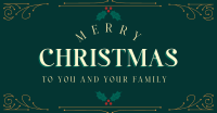 Christmas Holiday Ornament Facebook ad Image Preview