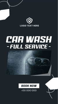 Carwash Full Service YouTube Short Design