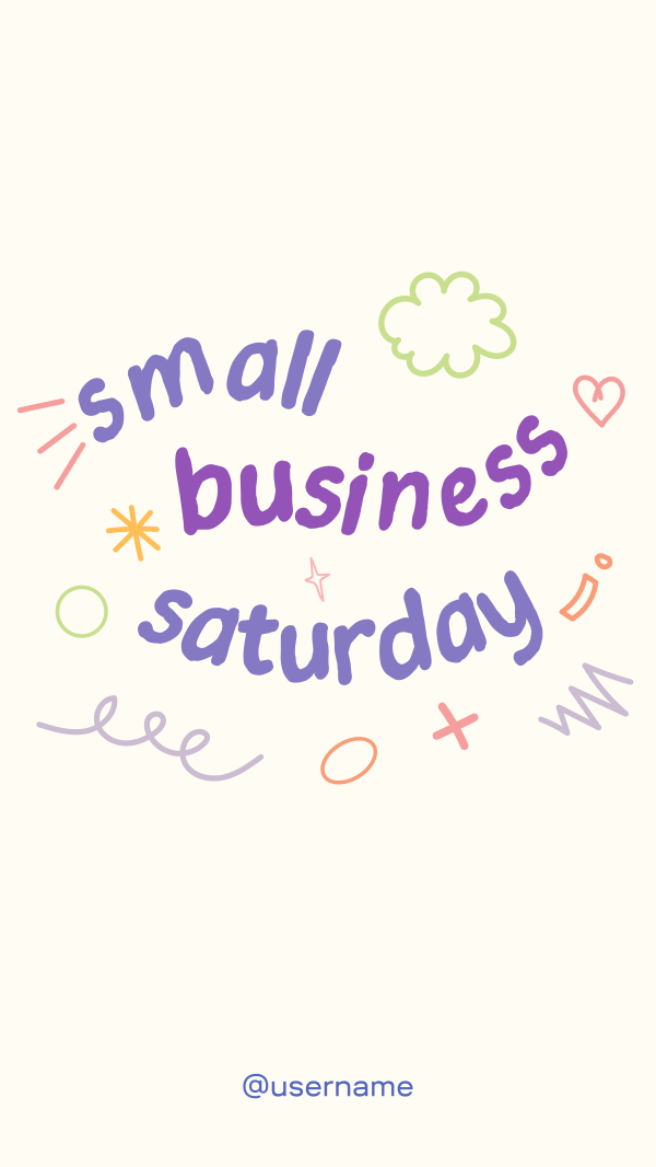 Small Business Saturday Facebook Story Design