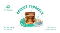 Delicious Breakfast Pancake  Facebook Event Cover Image Preview