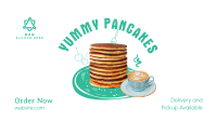 Delicious Breakfast Pancake  Facebook Event Cover Design
