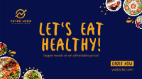 Healthy Dishes Facebook Event Cover Design
