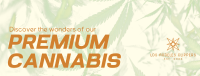 Premium Cannabis Facebook Cover Design
