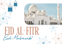 Eid Al Fitr Mubarak Postcard Image Preview