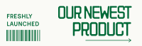 Minimalist Newest Product Twitter Header Preview