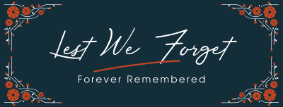Forever Remembered Facebook cover Image Preview