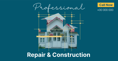 Repair and Construction Facebook ad Image Preview